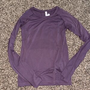 Athleta Purple Long Sleeve Top